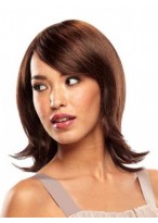 Fabulous Medium Soft Wavy Top Quality High Heated Fiber Hair Wig for Woman about 12 Inch 
