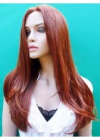 Gorgeous New Fashion Long Layered Straight Lace Front Wig 100% Indian Remy Hair about 22 Inches 