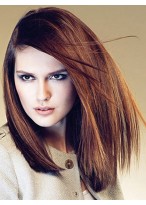 Stylish Full Lace 100% Remy Human Hair Wig 