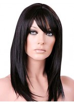 Real Human Smart Medium Wigs 