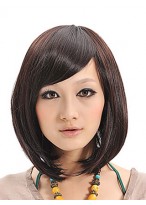 Medium Average Human Hair Wigs 