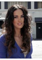 20" India Remy Hair Wavy Celebrity Wig 