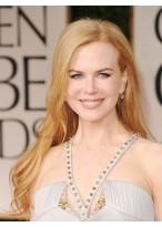 Nicole Kidman 's Popular Long Hairstyle Lace Wig 