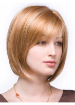 Short With Side Bangs Bob Wig 