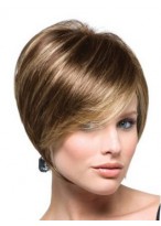 Highly Fashionable Style Grey Bob Wig 