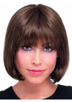 Lace Front Human Hair Chin Bob Wig 