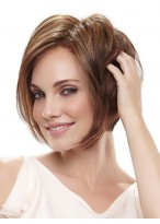 Synthetic Angled Layers Bob Wig 