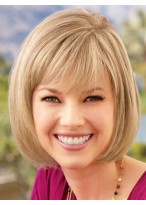 Mid-length Synthetic Lace Front Bob Wig 