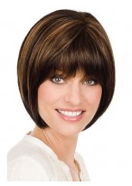 Classic Short Bob Style Lace Front Wig 