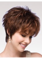 Volumized Multi-Layered Textures Short Wig 