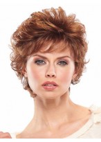 Loosely Layered Rich Curls Short Wig 