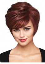 Capless Classic Synthetic Short Wig 
