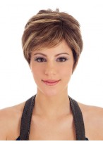 Boy Cut Synthetic Short Wig 