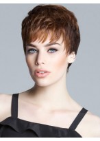 Textured Lace Short Synthetic Wig 