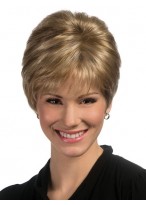 Modern Capless Synthetic Short Wig 