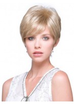 Synthetic Cropped Wig with Layered Hairstyles 