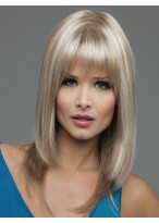 Medium Length Straigh Lace Front Wig 