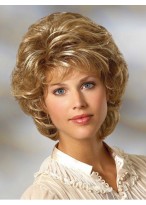 Medium-Length Loose Curly Capless Synthetic Wig 