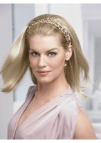 Braided Headband with Straight Style 