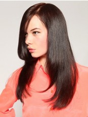 Long Straight Lace Front Remy Human Hair Wig