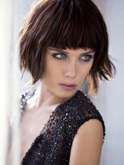 Brown Capless Remy Human Hair Wig-WWA444