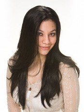 Black Capless Remy Human Hair Wig-WWA470