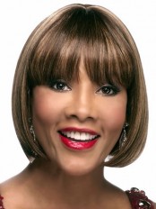 8" Bob Straight Capless Synthetic Wig