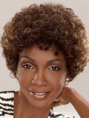 Short Curly Synthetic African American Wig