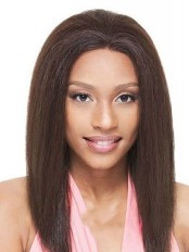 Outstanding Long Straight African American Full Lace Wigs for Women