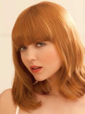 Perfect Medium Wavy Synthetic Hair Wigs about 14 Inch