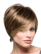 Highly Fashionable Style Grey Bob Wig