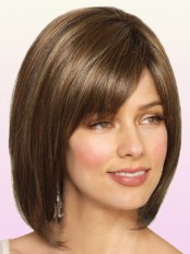 Longer Codi Hand-Tied Bob Straight Wig